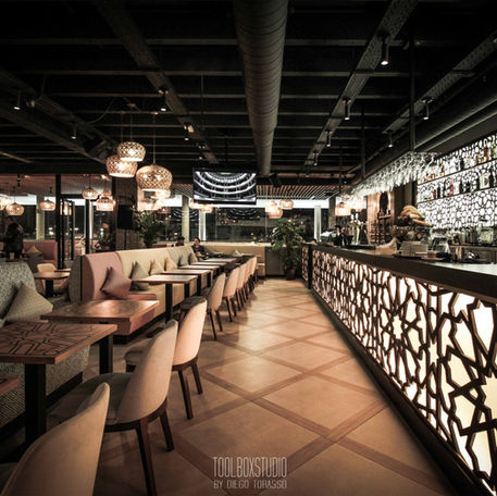 diseño de espacios comerciales modernos